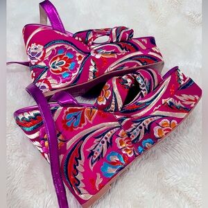 Azela Wang Flora Multicolored Wedges